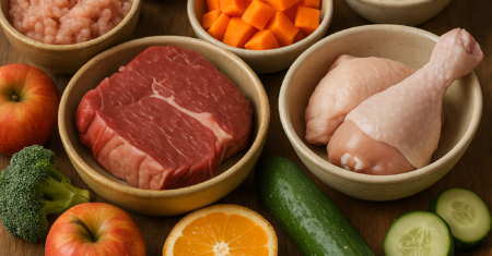 Os Melhores Alimentos Naturais para Cães e Gatos